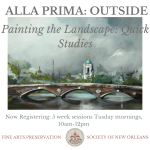 Read more about the article Alla Prima: Outside! Painting the Landscape-Quick Studies